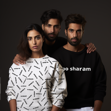 Load image into Gallery viewer, No Sharam All-Over Unisex Sweatshirt White