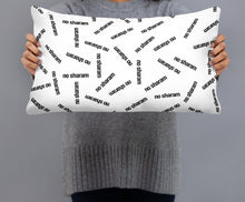 Load image into Gallery viewer, No Sharam All-Over Throw Pillow