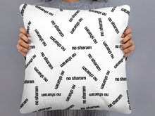 Load image into Gallery viewer, No Sharam All-Over Throw Pillow