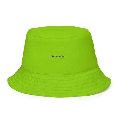 Brat Energy Reversible bucket hat