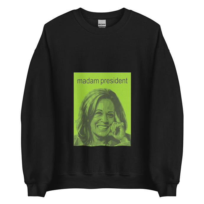 Kamala Brat Madame President Unisex Sweatshirt