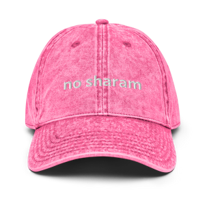 No Sharam Vintage Denim Cotton Twill Cap